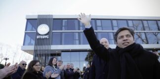 Kicillof participó de la inauguración del nuevo hotel de UTEDYC