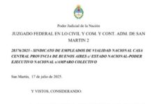 Una cautelar suspende el decreto que disuelve a Vialidad Nacional