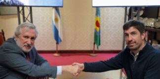 Ustarroz y Conte Grand firman convenio por la seguridad pública y el acceso a la justicia