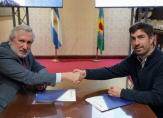 Ustarroz y Conte Grand firman convenio por la seguridad pública y el acceso a la justicia