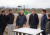 Katopodis junto a Ustarroz recorrieron obras que ComiLu desarrolla en Luján y Mercedes