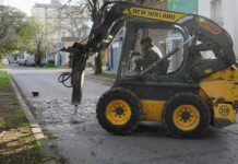 Reparación y corte de calzada en Av. 17
