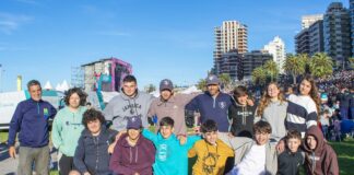 Ya está la delegación mercedina en Mar del Plata por las finales de los Juegos Bonaerenses