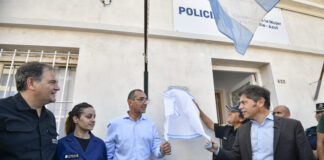 Kicillof inauguró el nuevo edificio de la Comisaría de la Mujer y Familia