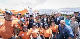 Kicillof y Alonso encabezaron el Encuentro del Sistema Provincial de Emergencias en Plaza Moreno