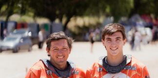 Mateo y Titi Larrondo consiguieron estar entre los 10 mejores de sus categorías