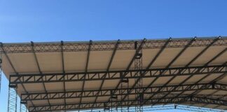 Bomberos celebran concluir la primera etapa de construcción del Destacamento en Gowland