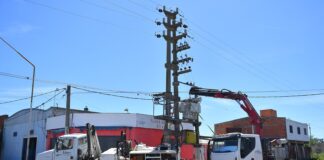 EDEN ejecutó un plan de obras para fortalecer la red eléctrica en Mercedes