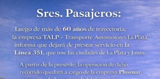 No más viajes con el TALP