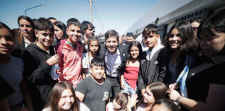 Kicillof inauguró el edificio educativo N°300