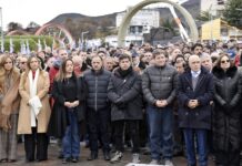 Kicillof participó del acto por el Día de los veteranos y los caídos en Malvinas en Ushuaia