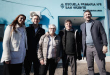 Kicillof inauguró el nuevo edificio de la Escuela Primaria N°6 en San Vicente