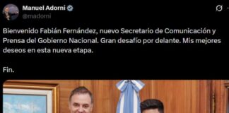 Gabinete nacional: Fabián Fernández es el nuevo Secretario de Comunicación