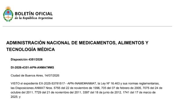 ANMAT REGULACIÓN