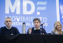 Kicillof: “Nuestra única agenda es la de las necesidades de nuestro pueblo y la de contribuir a la construcción de una alternativa”