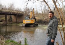 El Municipio realizó tareas de limpieza intensiva y prevención en los puentes del río Luján