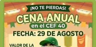 CEF N°40 organiza su cena anual