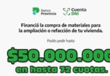 Créditos: Banco Provincia ofrecerá hasta $50 millones para construir, ampliar o renovar una vivienda