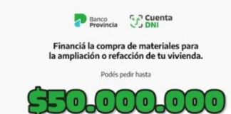 Créditos: Banco Provincia ofrecerá hasta $50 millones para construir, ampliar o renovar una vivienda