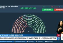Diputados: la Reforma de la Carta Orgánica del BCRA tiene media sanción